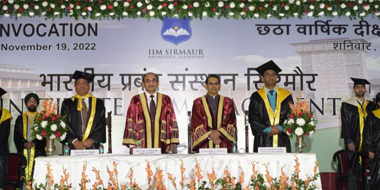IIM Sirmaur’s Sixth Annual Convocation