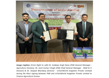 PNB partners with IoTechWorld Avigation to finance agriculture drones