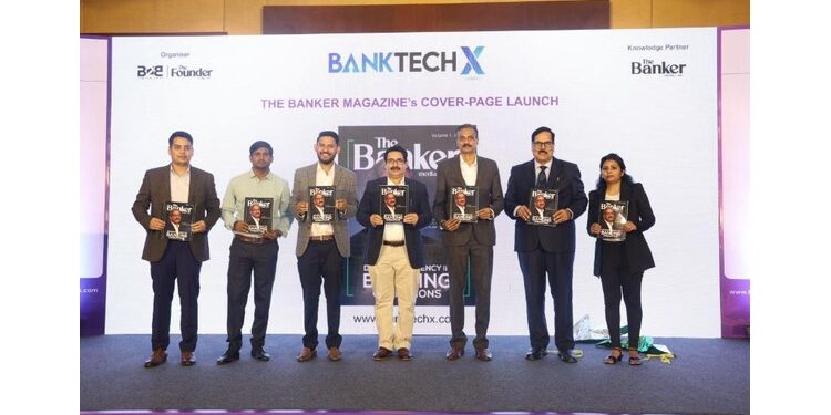 B2B Market Media | The Founder Media launches The Banker magazine at BankTechX 2024 in Mumbai